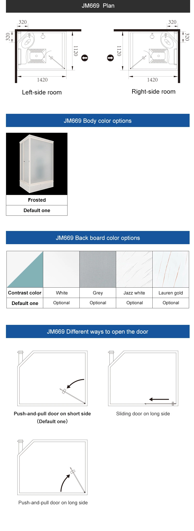 Custom Prefab Integrated Design Economical Portable Easy to Install Hotel Glass Panel Prefabricated Modular Complete Shower Bathroom Pod with Toilet